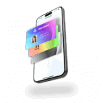 smartphone with customized virtual badges