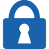 Icon for the controlled data security of STid Security