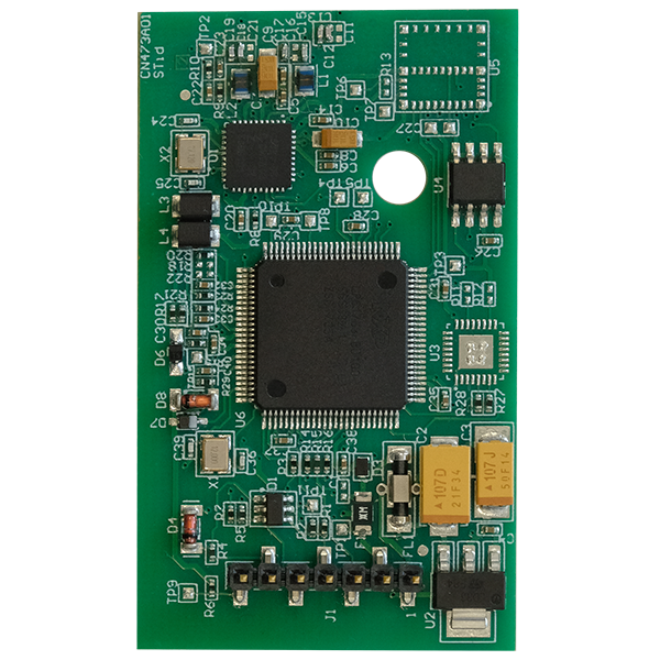 Picture of a High security OEM modules of MIFARE® DESFire® EV2 RFID cards MS2 from the front