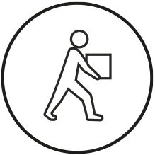 Icon for the hands-free identification mode of the ARCS-A/BT by STid Industry