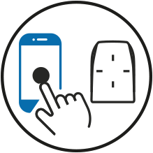 Icon for the remote mode of SECard