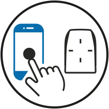 Icon for the remote identification mode of the ARCS-A/BT by STid Industry