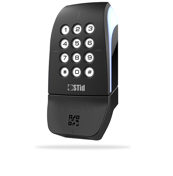 ARCS-BQ/BT - 13.56 MHz + Bluetooth® + QR Code multi-technology keypad reader
