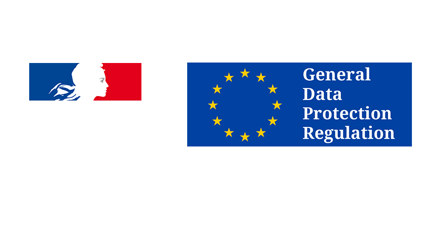 Logos RGPD et République Française