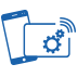 Icon for the creation of reader configuration cards with SECard